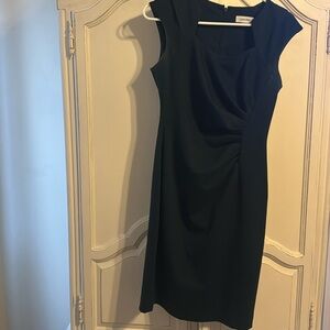 Hunter Green Calvin Klein Career Dress